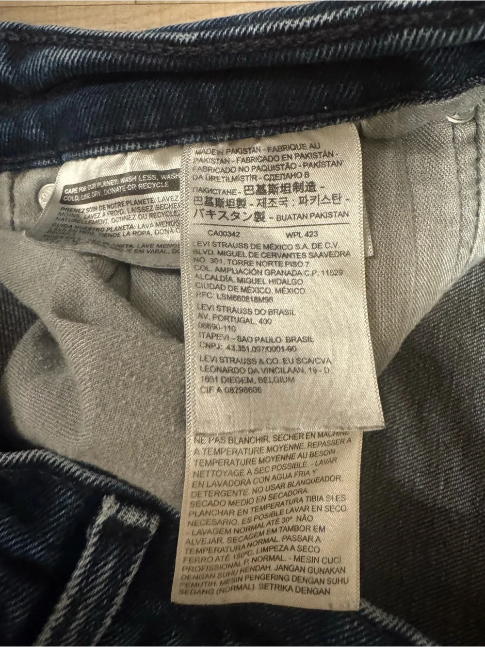 Levi’s 505 Regular Fit Jeans Dark Wash Men’s 33x32